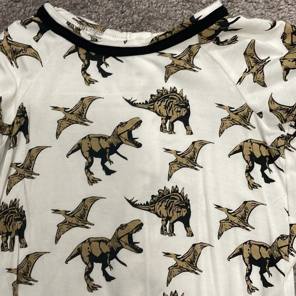Kate Quinn Varsity Sleeve Dino Romper